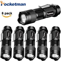 mini flashlights zoomable torch tactical flashlight waterproof flashlight for outdoor camping hiking hunting emergency