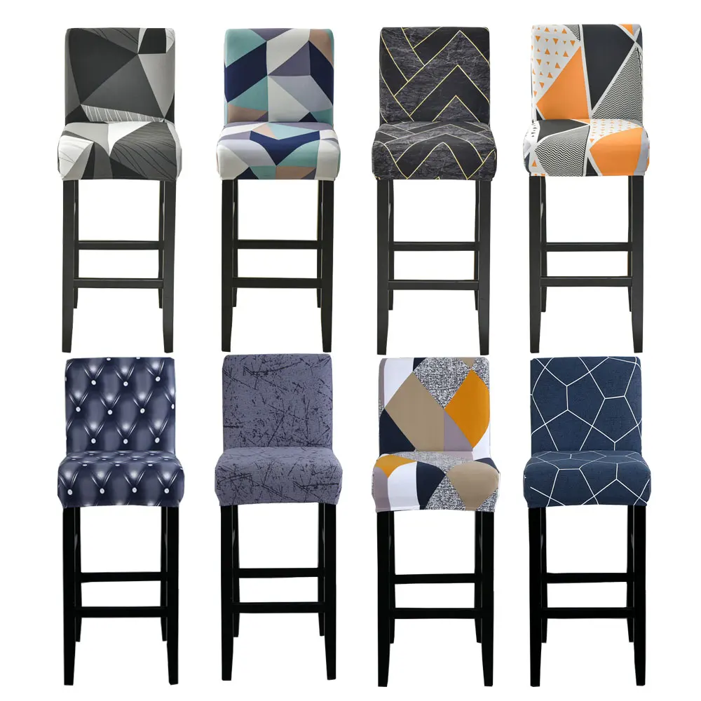 1 шт. эластичный чехол на сиденье для столовой бара | Чехлы стульев