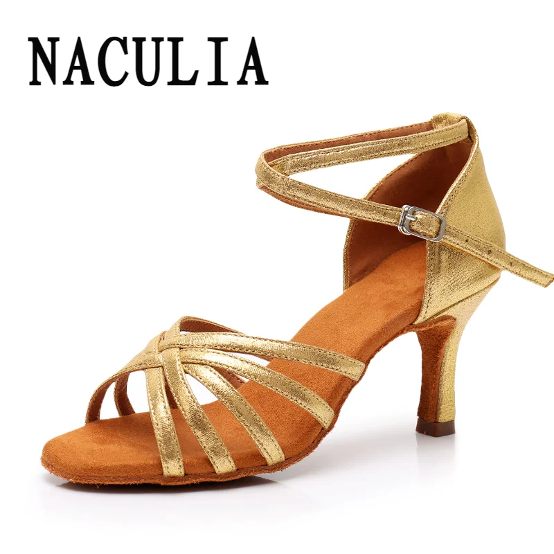 

Latin Dance Shoes Women's Ballroom High Heel Dance Shoes Children/Child/Kids Tango Salsa Party Shoes for Ladies Sandals Dropship