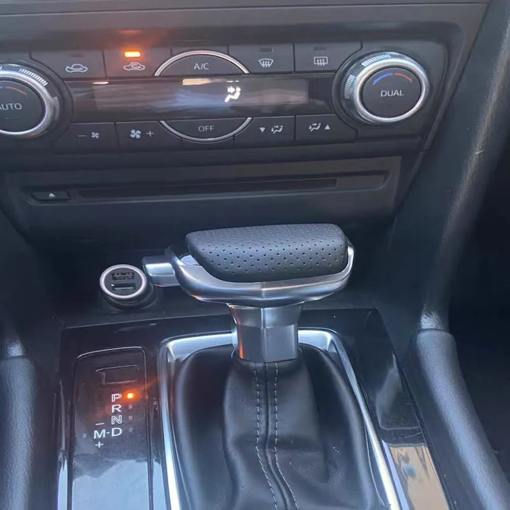 Фото Модификация ручки переключения передач для Mazda CX-30 CX-5 CX-8 CX-3 CX-9, головка рычага переключения передач Mazda 3 6, аксессуары для салона автомобиля №2