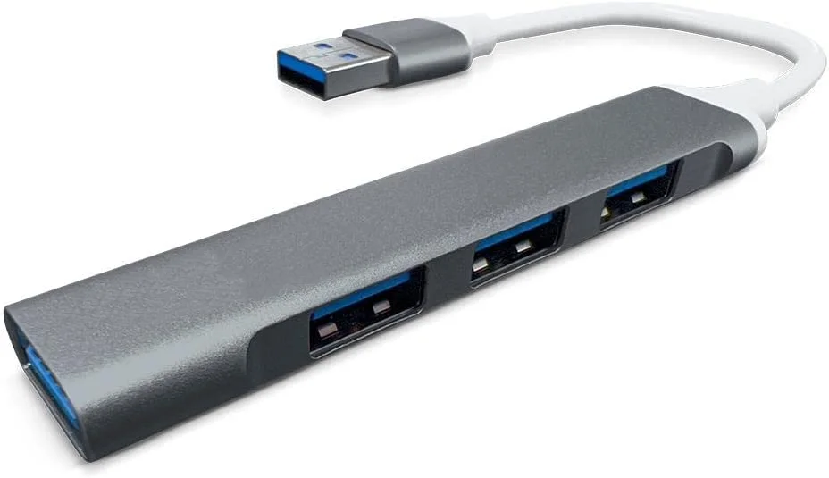 

Hub Usb 3.0 E Usb 2.0 Alumínio 4 Portas Cinza 1102