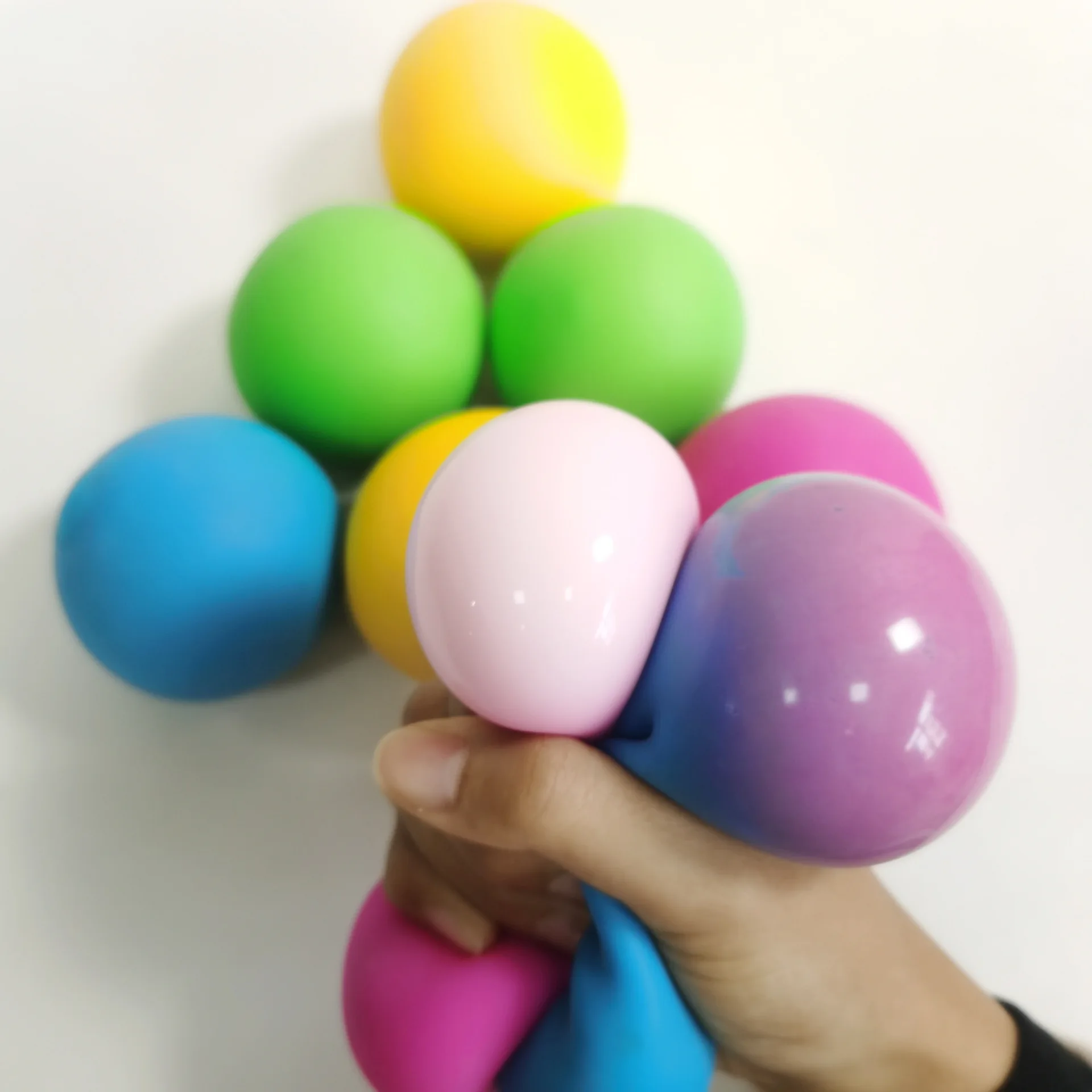

6.5/6Cm Fashion Kawaii Slime Ball Anti Stress Relief Anxiety Pressure Squishy Toys Children Sensory Squeeze Toys for Kids Gifts
