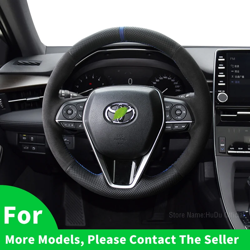 

Алькантара для Toyota Corolla Camry Levin Avalon FJ Cruiser RAV4 Highlander замшевый кожаный чехол на руль автомобильные аксессуары