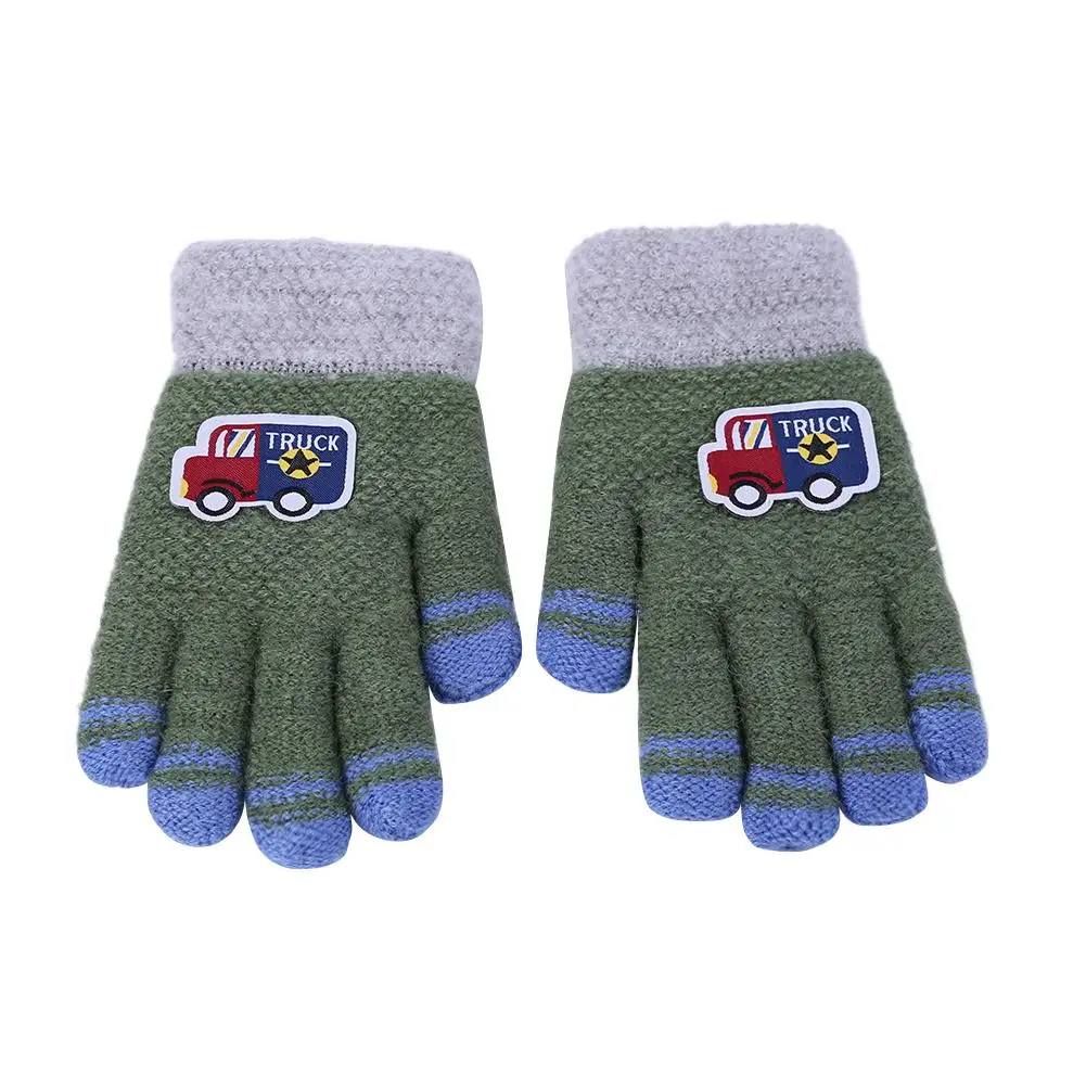 

1 Pair Toddler Kids Gloves Winter Warm Comfort Soft Personality Korean Lovely Easy to Use Windproof Gloves Hand Cover