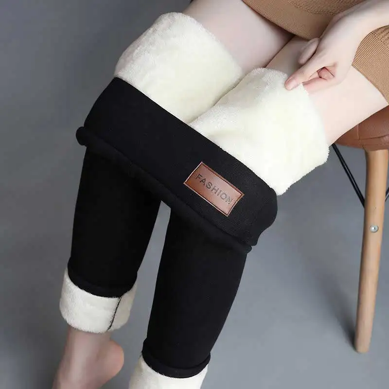 Winter Leggings Women Velvet Fleece Lined Slim High Waist Skinny Women Legging Thermal Pants Warm Legging