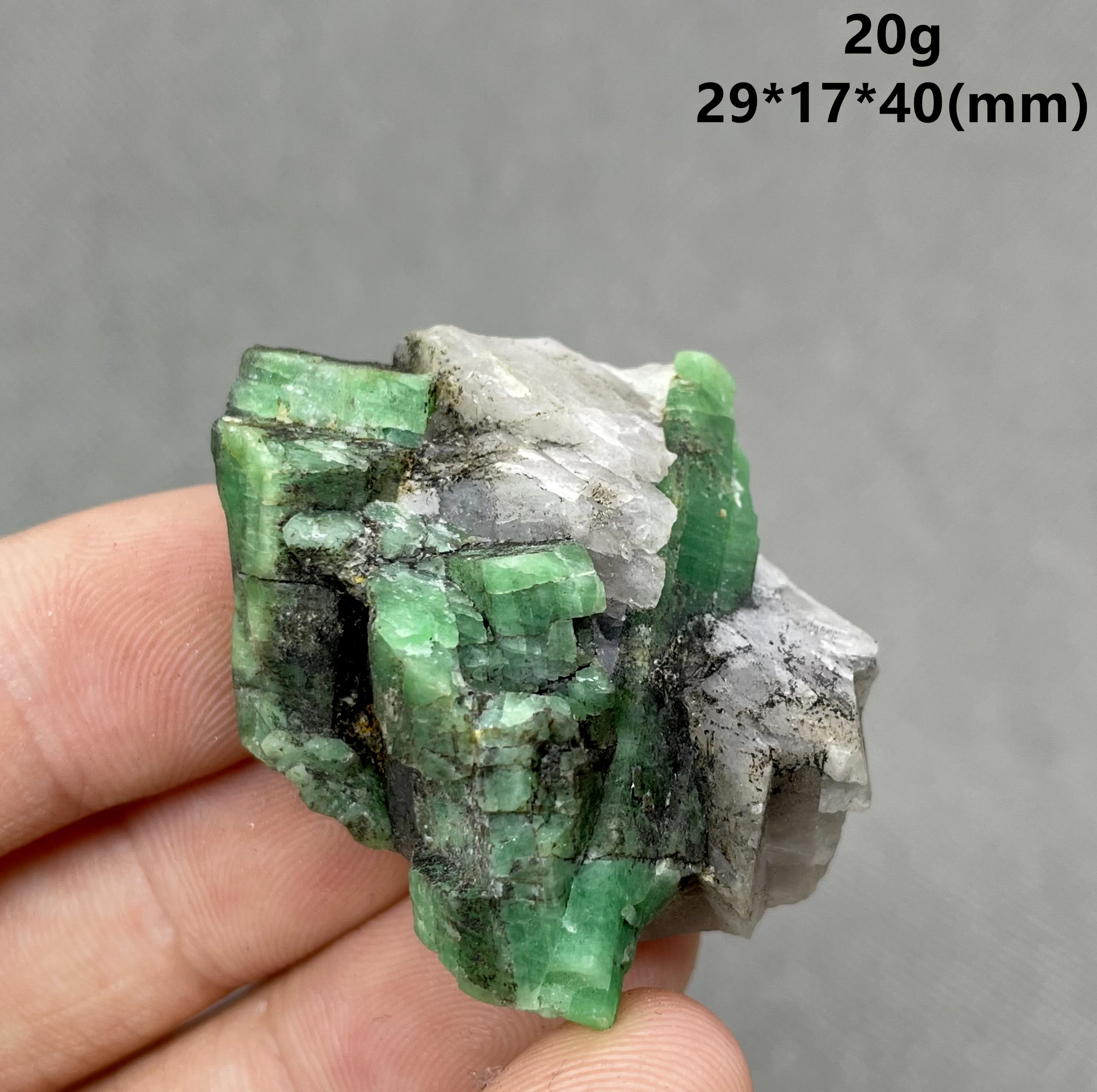 ¡Nuevo! Piedras y cristales de cuarzo, especímenes de cristal de grado gema, mineral de Esmeralda verde Natural 100%