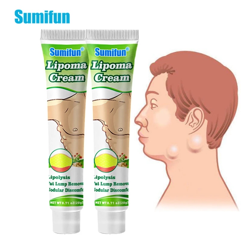 

20g Sumifun Lipoma Care Cream Treat Skin Swelling Armpit Neck Cellulite Ointment Tumor Exfoliating Pain Relief Medical Plaster
