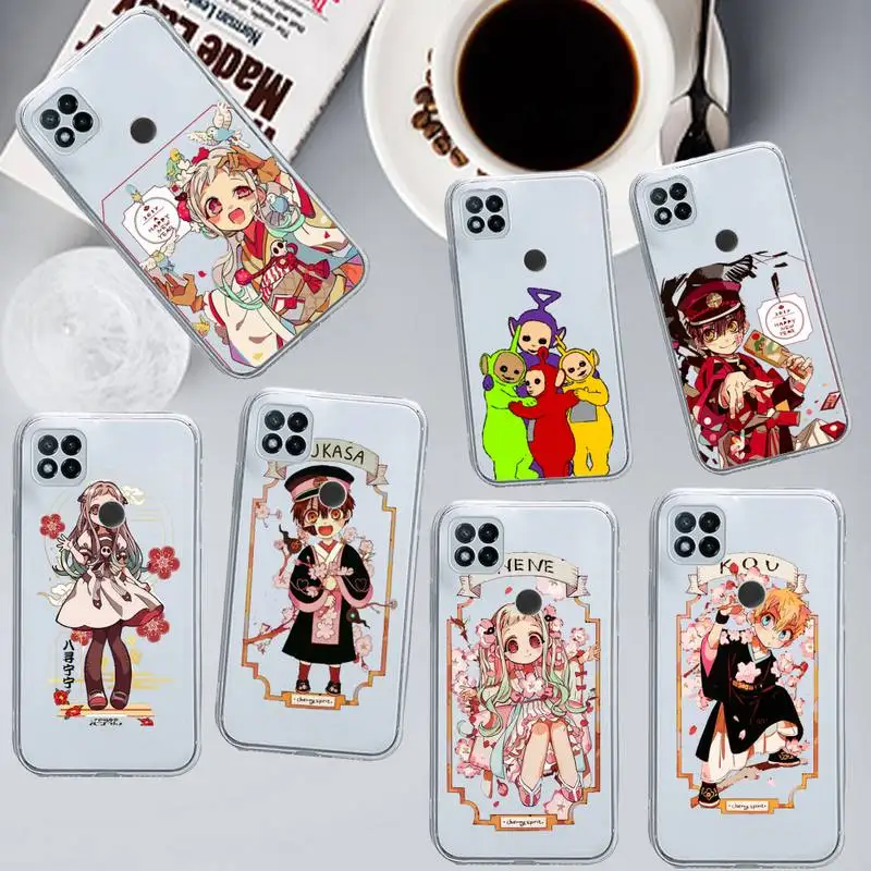 

Toilet Bound Hanako Kun anime Phone Case Transparent for Xiaomi redmi note x f poco 111 9 7 8 3 i t s pro cover shell coque