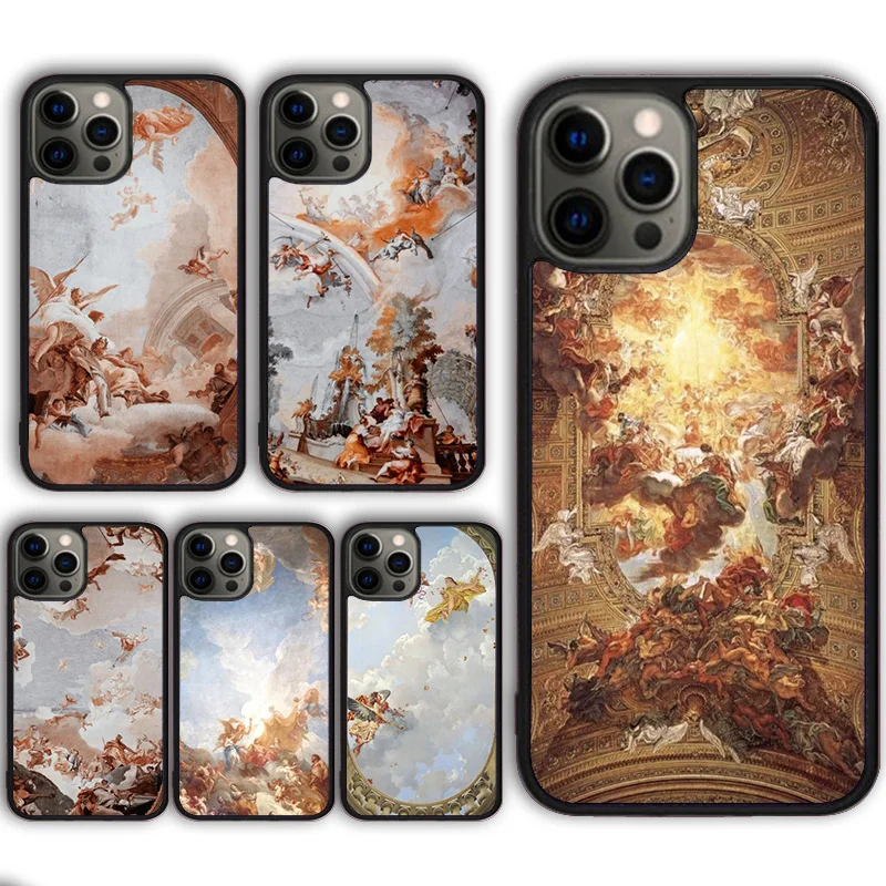 Renaissance Angels Phone Case Cover for Apple 13 14 11 12 Mini Pro Max 6 7 8 Plus coque fundas Shell