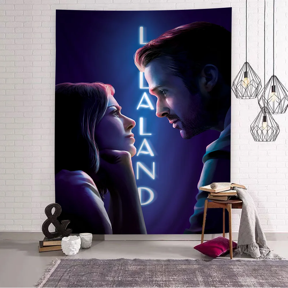 La Land DIY Настенный гобелен для гостиной Домашний декор в общежитии художественный