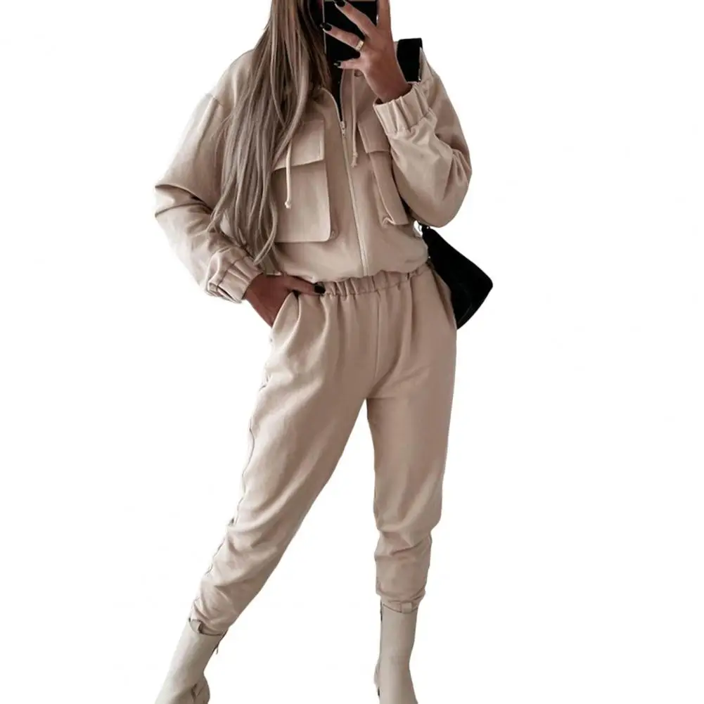 

2 шт./комплект, женские брюки на молнии с карманами