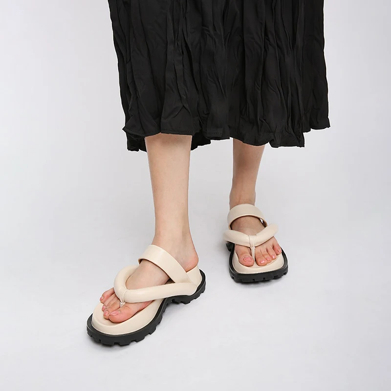 2023 new summer women's flip-flops flat sandals casual open-toed slippers women's fashion style