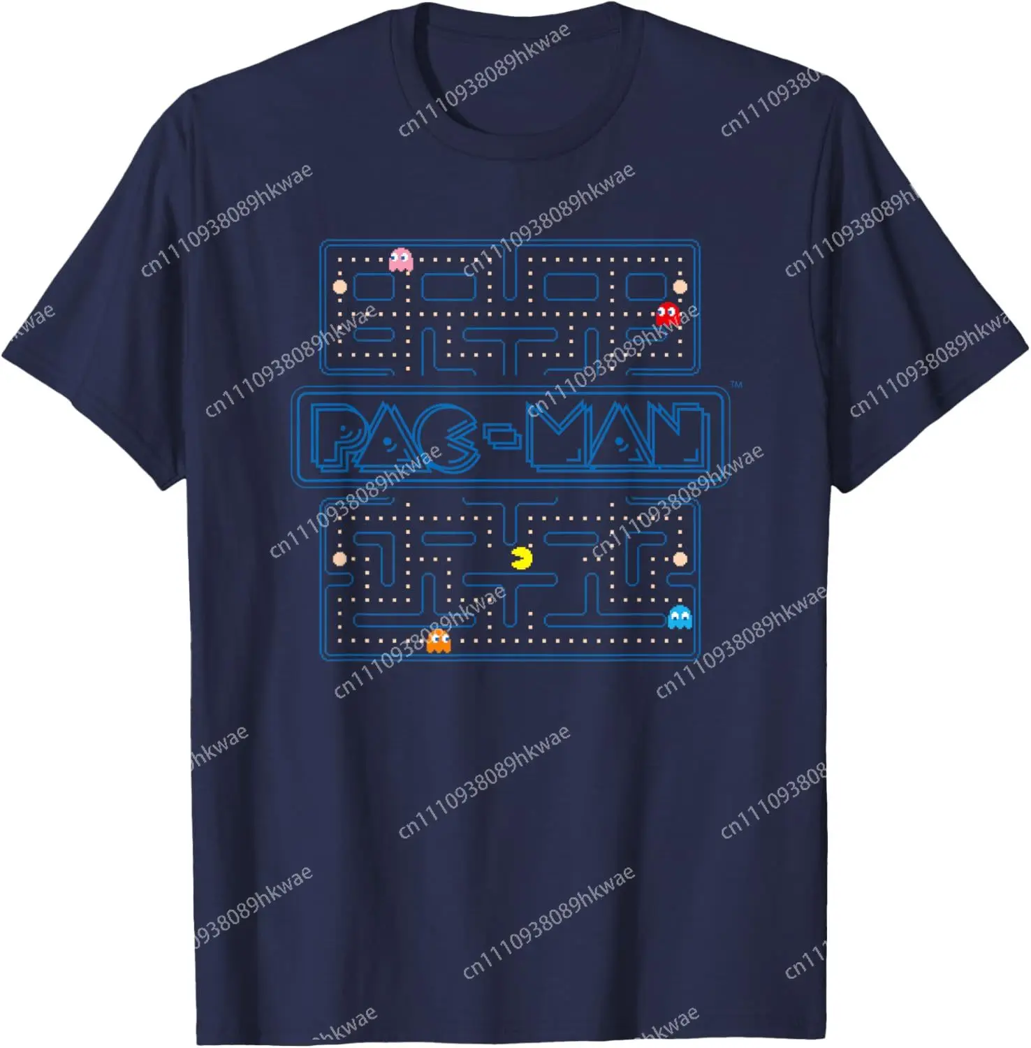 Фото Футболка Bandai PAC-MAN Classic 030, модная повседневная забавная мужская футболка S-6XL, летняя №2