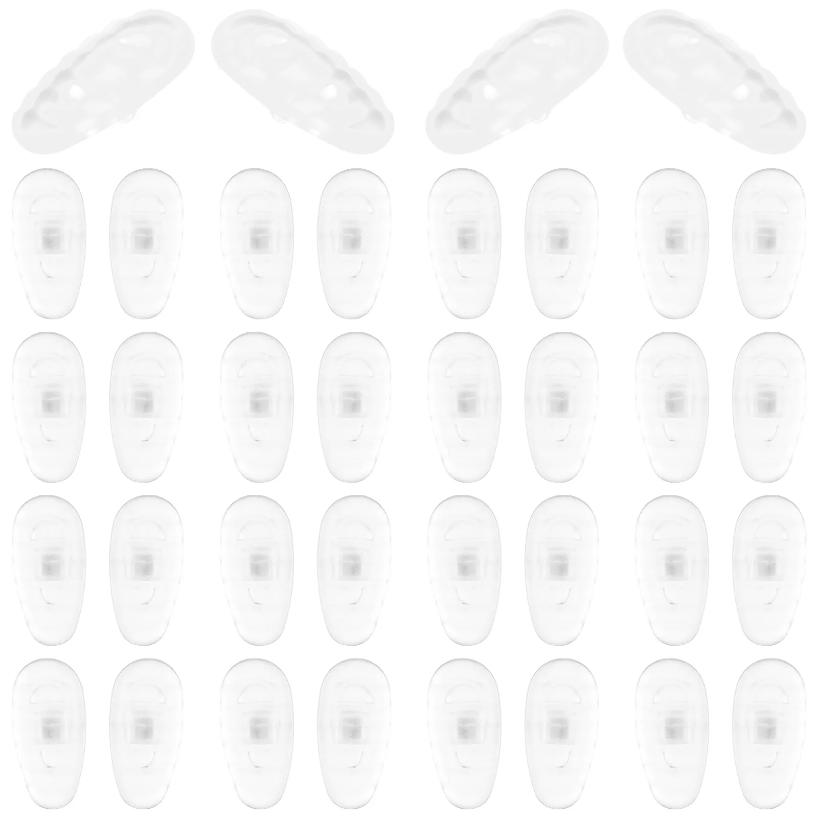 20 пар удобных очков силиконовые подушечки для носа аксессуары из силикагеля