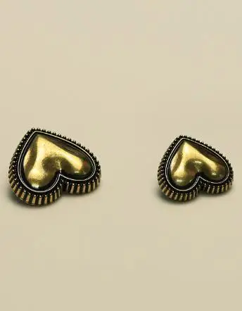 10 шт./партия металлические пуговицы в форме сердца 19/23 мм