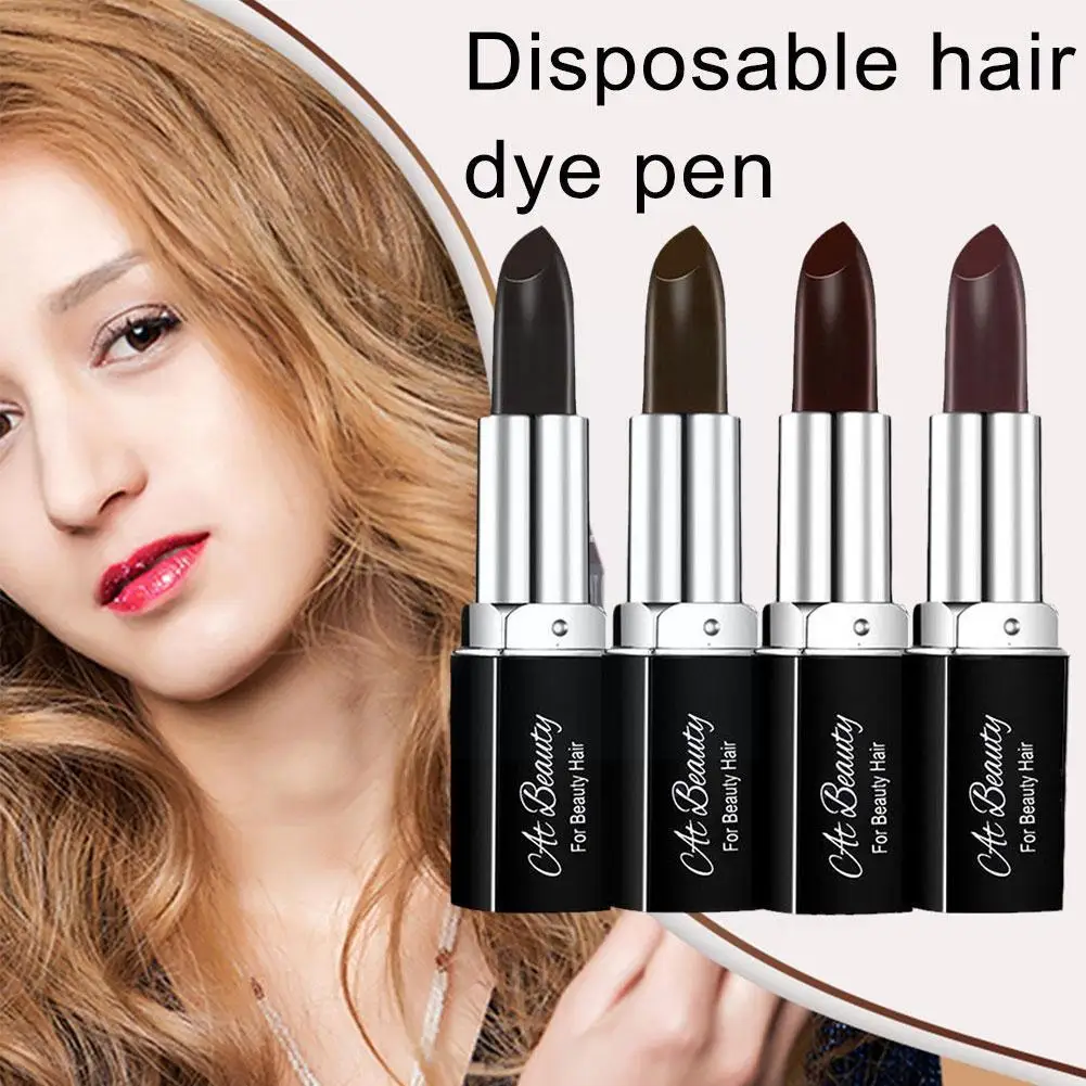 Hair Pen Coverage Of Shape Hair White Temporary Y5g1