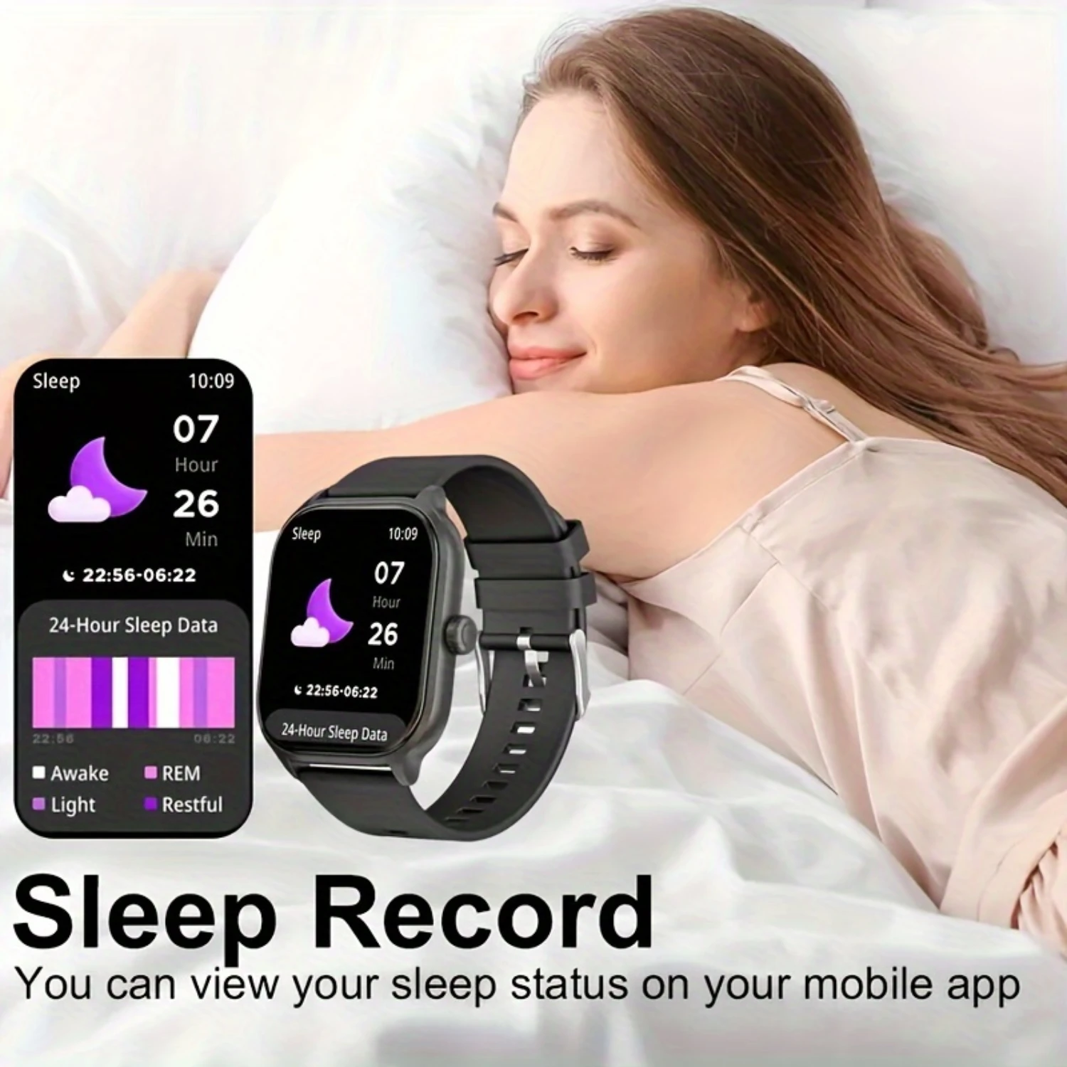 Мужские умные часы HD-экран 5 11 см с беспроводным вызовом голосовой помощностью