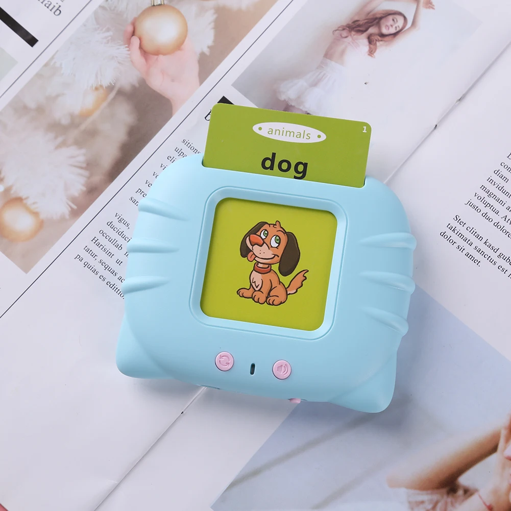 

224 Words Electronic Audio Book Literacy Learning Speech Therapy Autistic Toys Early Education for Toddlers Kids for Boys Girls