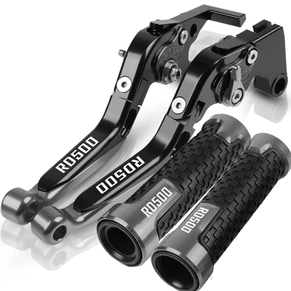 

RD 500 For YAMAHA RD500 1984 1985 1986 Brake Clutch Levers Handlebar Handle Grips Ends Motorcycle Parts CNC Aluminum Adjustable