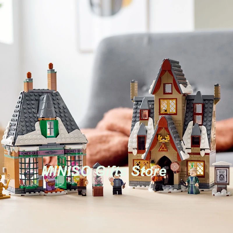 MINISO Disney Hogsmeade Bricks игра образовательный набор строительных блоков сделай сам