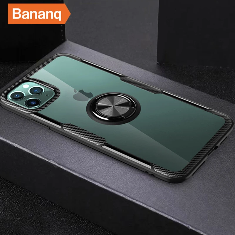

Bananq Stand Holder Magnetic Ring Phone Case For iPhone 6 7 8 6S Plus XS XR X 11 Pro SE 12 13 Mini 14 Pro Max Cover
