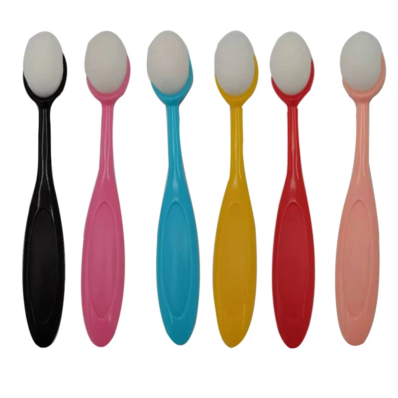 

5/10pcs Toothbrush-shaped Makeup Brushes Set Smooth Blending Brushes Liquid Foundation Soft Multifunctional Painting Brush Tool