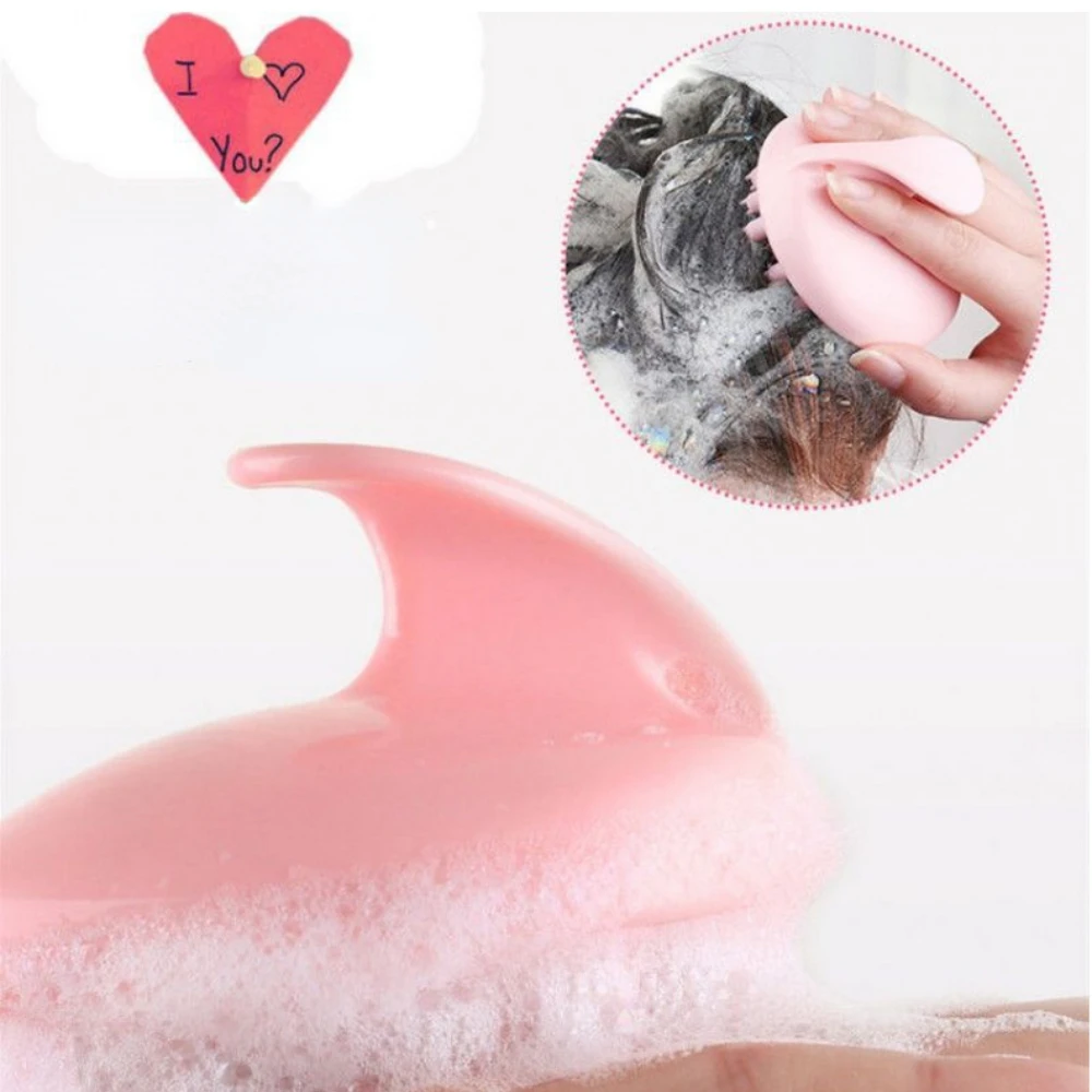 

Dual-use Silica Gel Shampoo Brush Multi-function Hair Comb Scalp Massage Comb Bath Brush Deep Clean SPA Hair Accessories