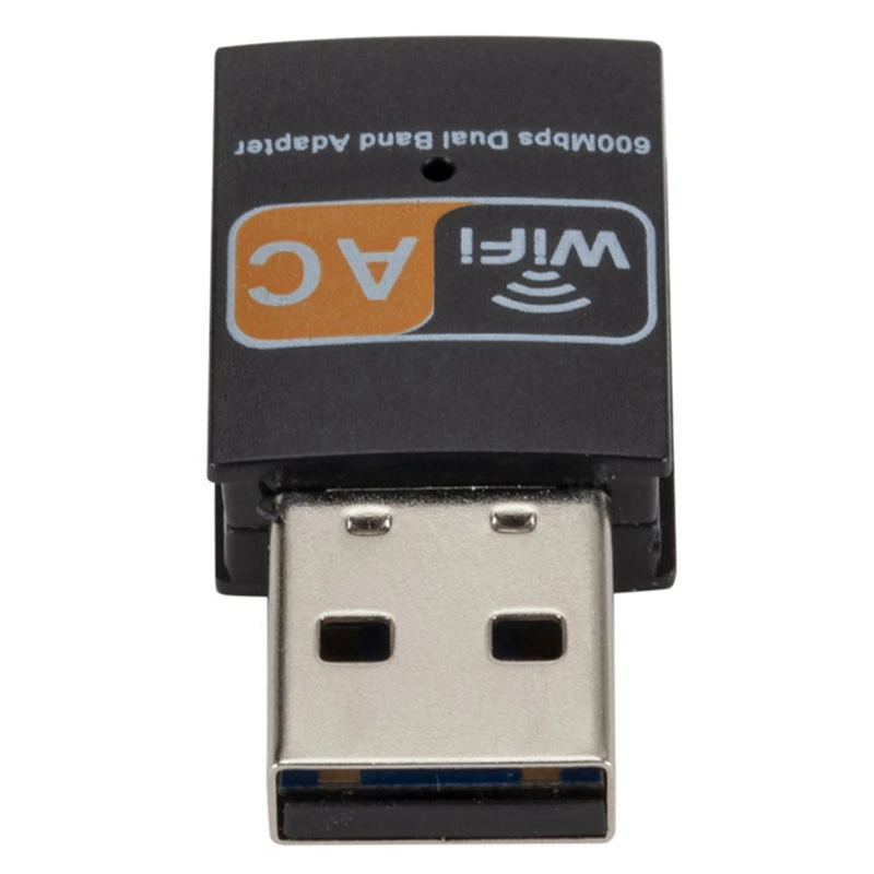 

600Mbps USB Wifi Adapter Wireless Ethernet Network Card Ac Dual Band 2.4G / 5GHz USB Wifi Dongle Wifi Receiver 802.11Ac