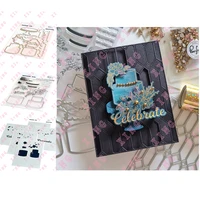 2022 scrapbook decoration embossing molds celebrate in style metal cutting dies diy gift card handmade craft stamps stencils set