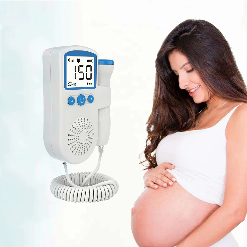 

Fetal Doppler Prenatal Baby Heart Rate Detector Household Sonar Doppler Stethoscope Maternity Doppler Fetal Monitor