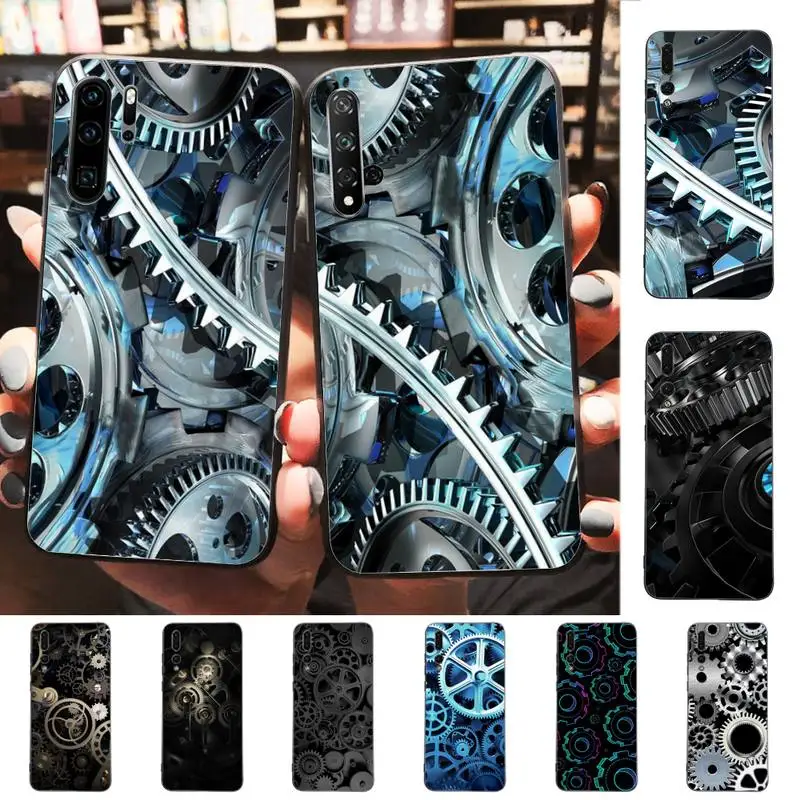 

Gear art Phone Case for Huawei P30 40 20 10 8 9 lite pro plus Psmart2019