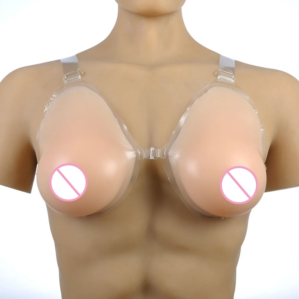 CD Drag Queen Silicone Breast Implants New Water Drop-shaped Chest Buttons One-piece Silicone Breast Trainer Body Shaper