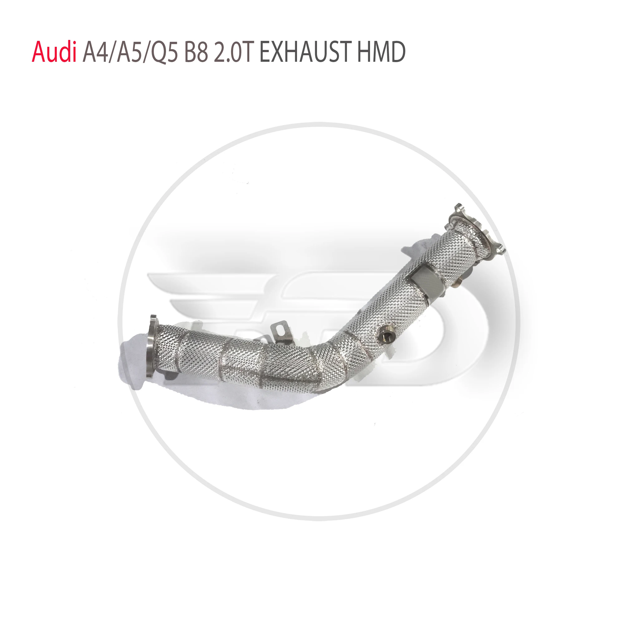 

HMD Exhaust System High Flow Performance Downpipe for Audi A4 A5 Q5 B8 2.0T Without Catalyst Converter Header Racing Pipe