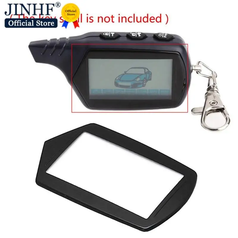 

New 1pc 2-way Car Anti-Theft Remote Control Key Chain LCD Keychain Case Glass Cover For Starline B9 A91 B6 A61 B61 B91 V7