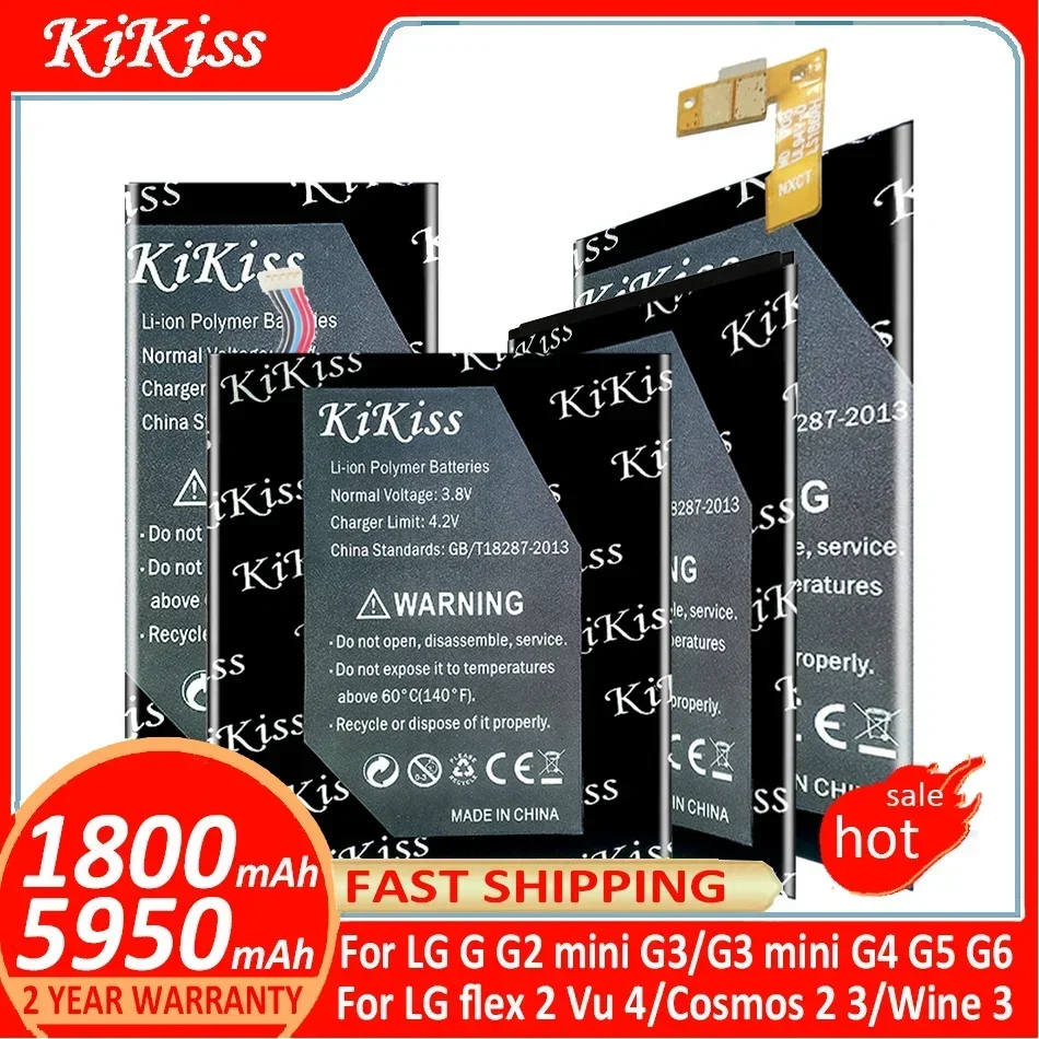 BL-T32 BL-42D1F BL-49SF BL-51YF BL-54SH BL-53YH BL-59UH BL-T16 BL-46CN Аккумулятор для LG G G2 G3 G4 G5 G6 Beat mini G600 H872 VS988