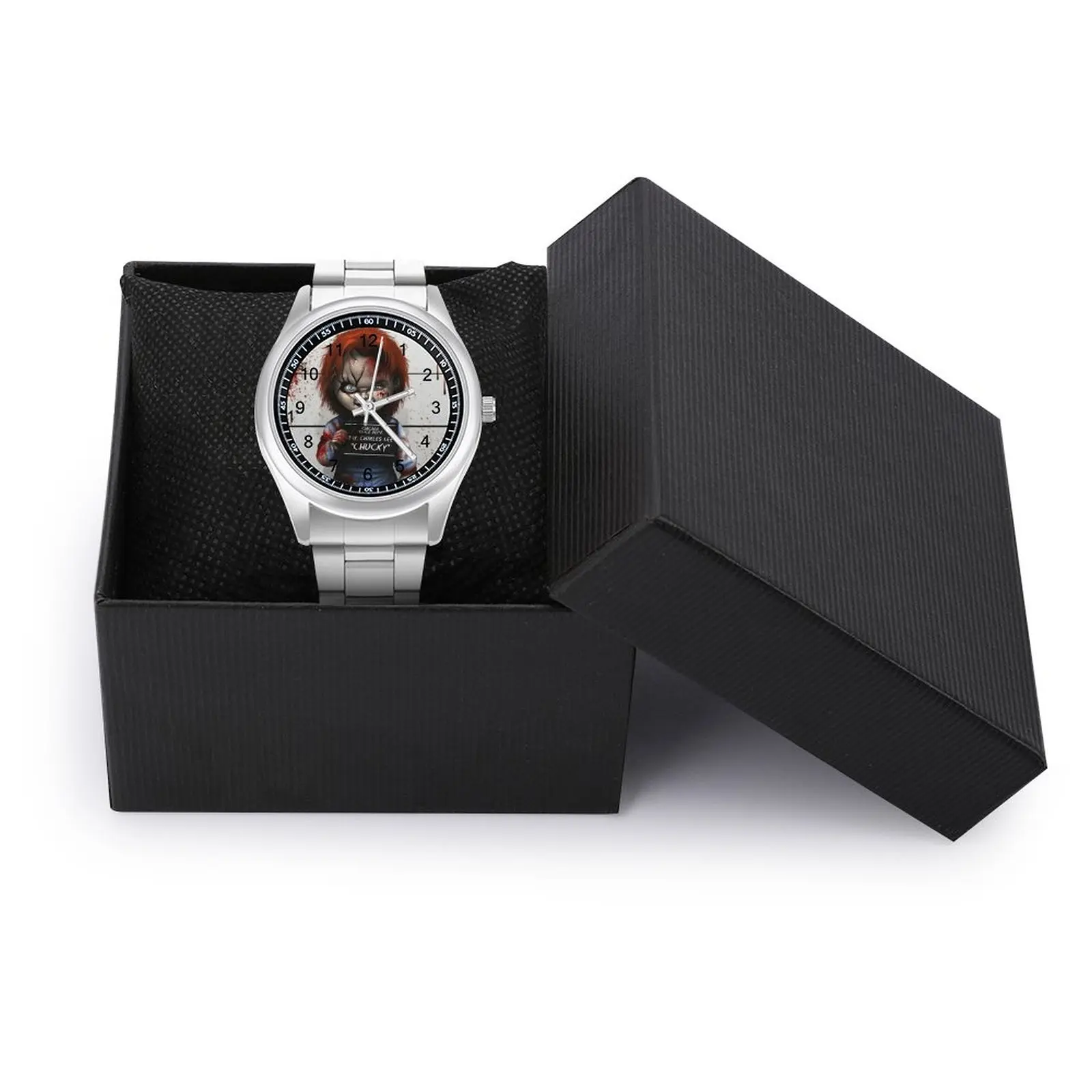 Chucky from Childs Play Quartz Watch Tv Home Strong Wrist Steel Photo Promotion Teens Wristwatch |
