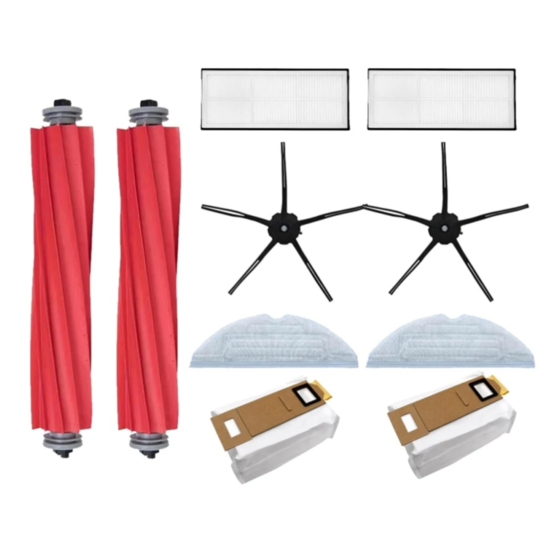 

10Pcs Accessories Kit for Roborock S7 S7+ S7 MaxV Ultra Robtic Vacuum Cleaner