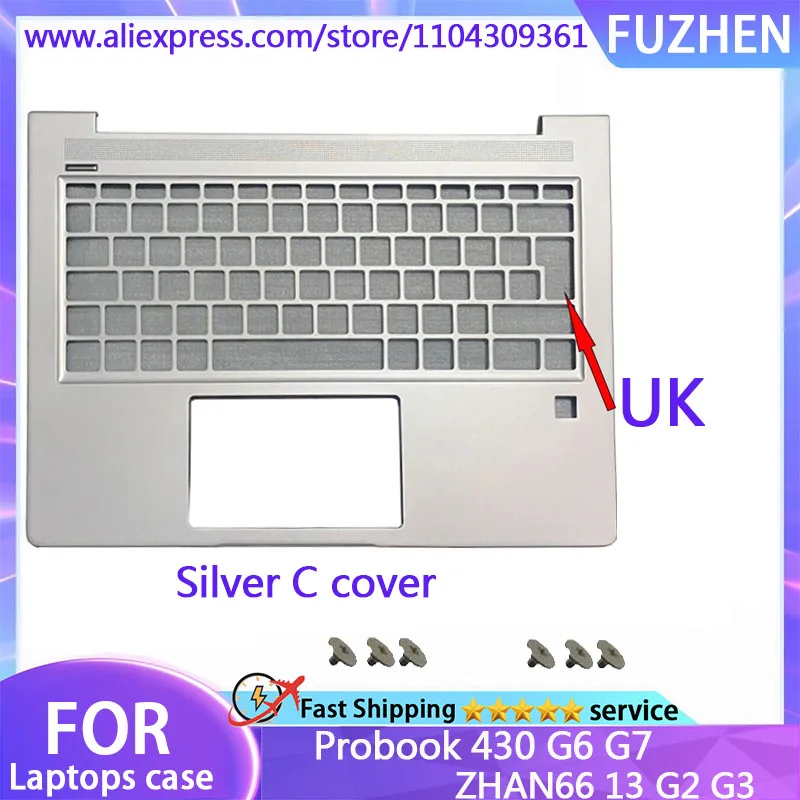 Фото Новинка для ноутбуков Probook 430 G6 G7 ZHAN66 13 G2 G3: задняя крышка экрана/передняя рамка/клавиатура с подставкой для рук/нижняя крышка/верхняя крышка. №5