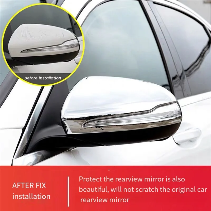 Накладка на зеркало заднего вида с правой стороны для Mercedes-Benz C W205 E W213 GLC X253 2016-2023