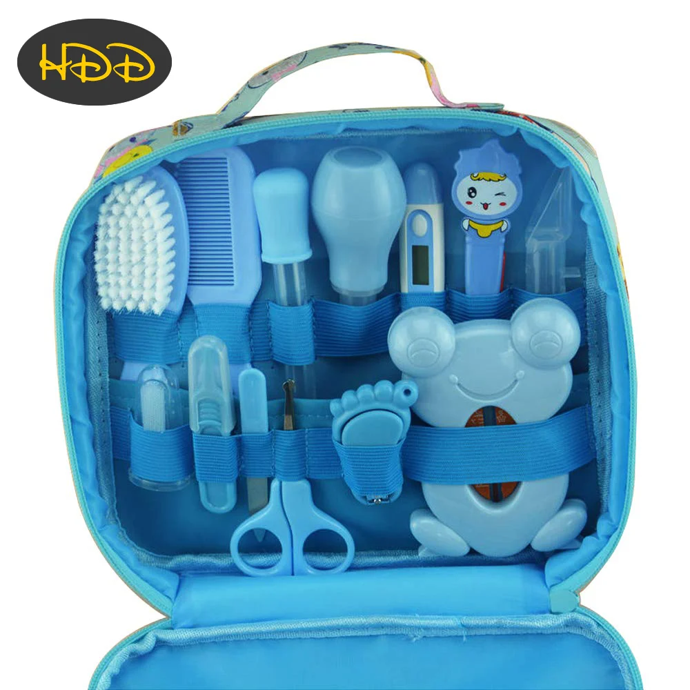 

Baby Grooming kit Set Infant Baby Grooming Tools Newborn Manicure Set Baby Healthcare Nail Clippers Hairbrush Tool Set(13PCS)