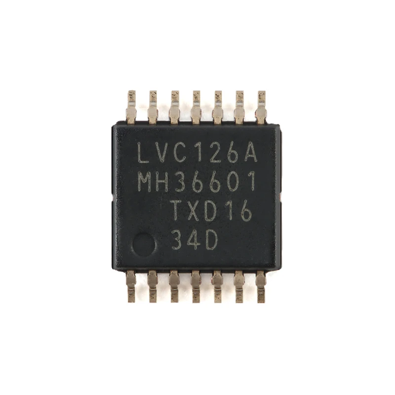 

10pcs/Lot 74LVC126APW TSSOP-14 LVC126A Buffer/Line Driver 4-CH Non-Inverting 3-ST CMOS 14-Pin Operating Temperature:- 40C-+ 125C