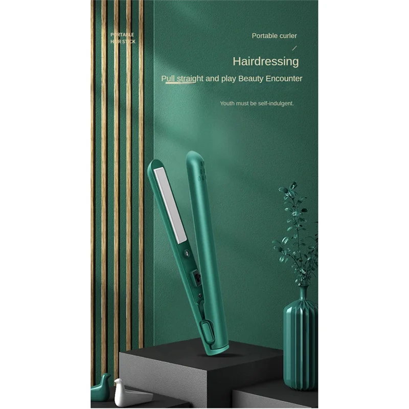 Щипцы для завивки волос двойного назначения 2 в 1 мини-выпрямитель дорожные щипцы