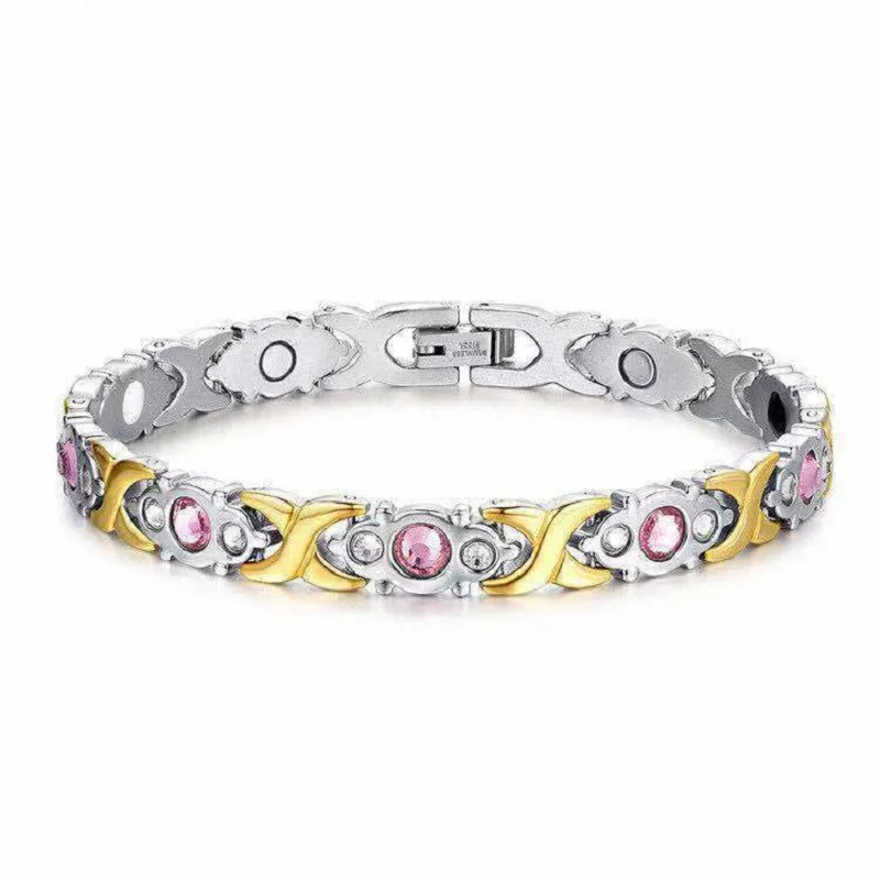 

Новый Здоровый Магнитный браслет для женщин, мощный магнитный браслет, мужские браслеты, украшения для здоровья