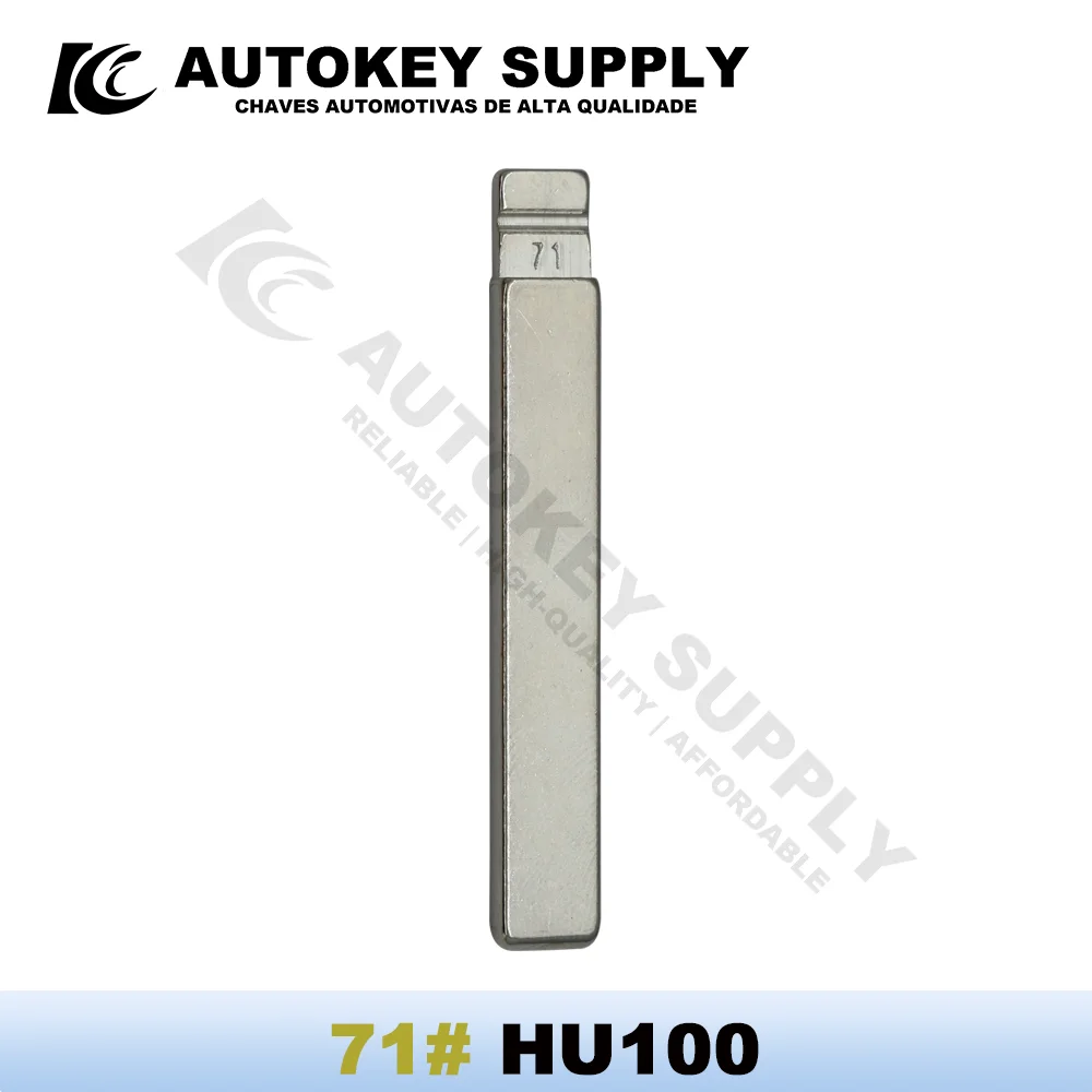 Фото 5 шт./10 шт. KD VVDI 71 #   Заготовка ключа HU100 для замены, необработанная, для Chevrolet №2