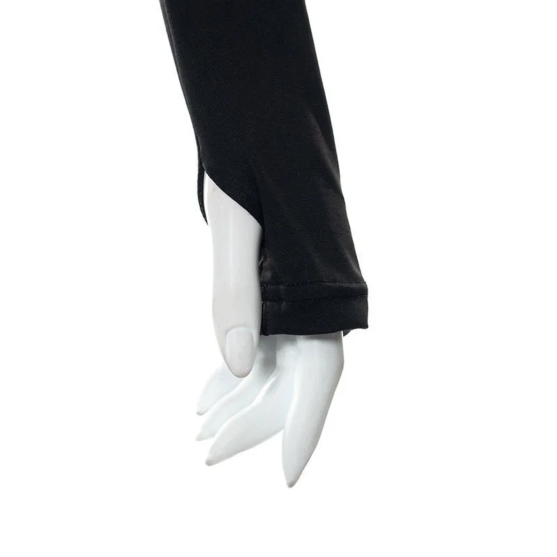 Кроп-топ Y2K женский с вырезами Готическая уличная одежда в стиле панк пикантная