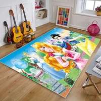 disney cartoon princess bedroom rug floor mat birthday gift childrens playmat anti slip carpet for living room