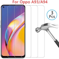tempered glass case for oppo a93 a94 4g 5g cover on oppoa93 oppoa94 a 93 94 93a 94a protective phone coque opp opo oppa94 opoa94