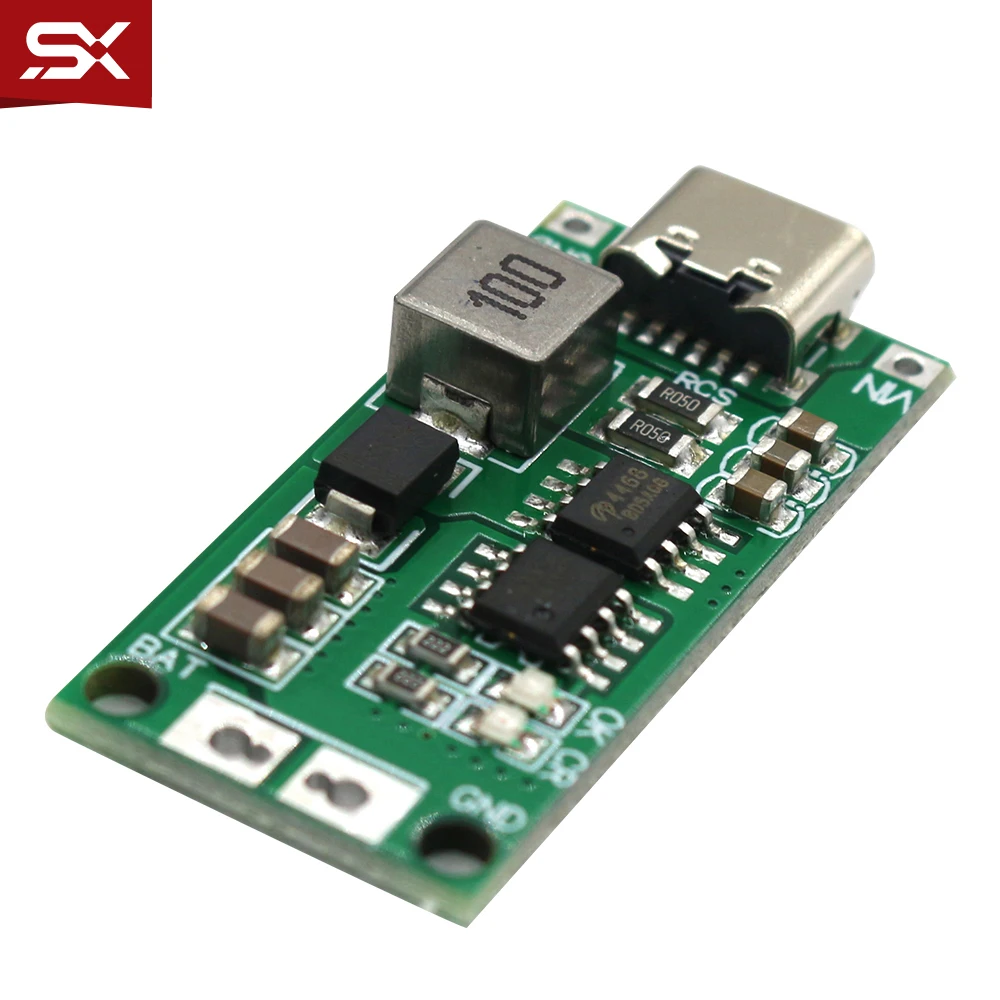 Type-C BMS 2S 3S 4S 1A 2A 4A 18650 плата зарядного устройства для литиевых батарей USB C