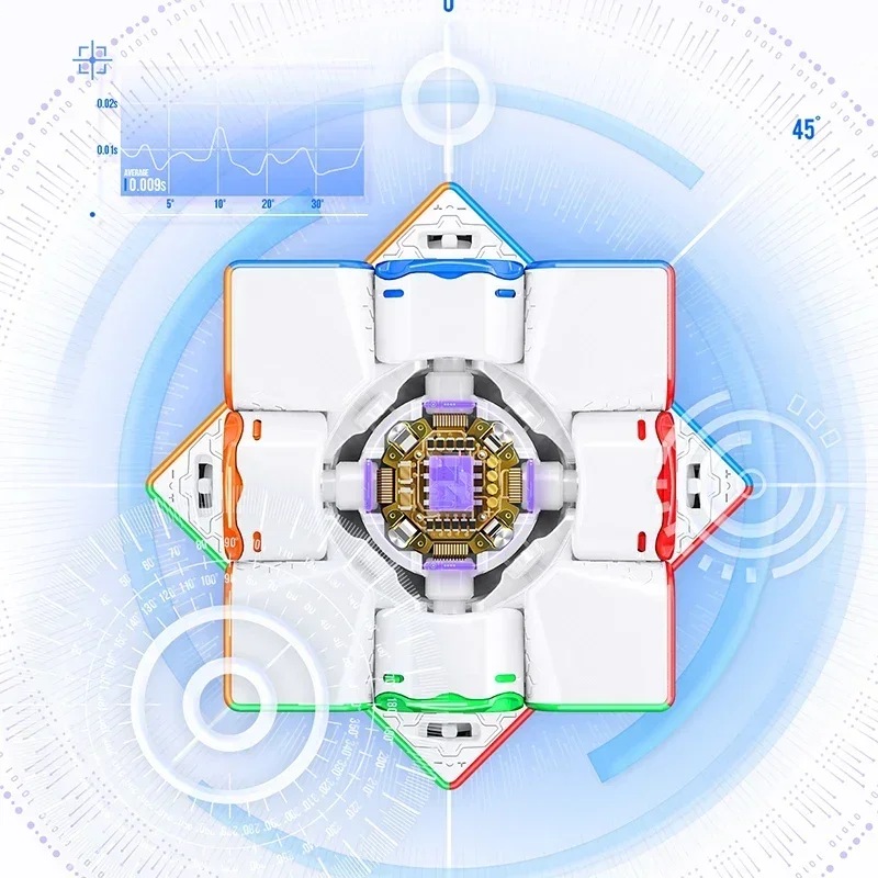 Cubezone Gan 12ui Maglev 3x3 Магнитный Интеллектуальный Волшебный Куб Профессиональная