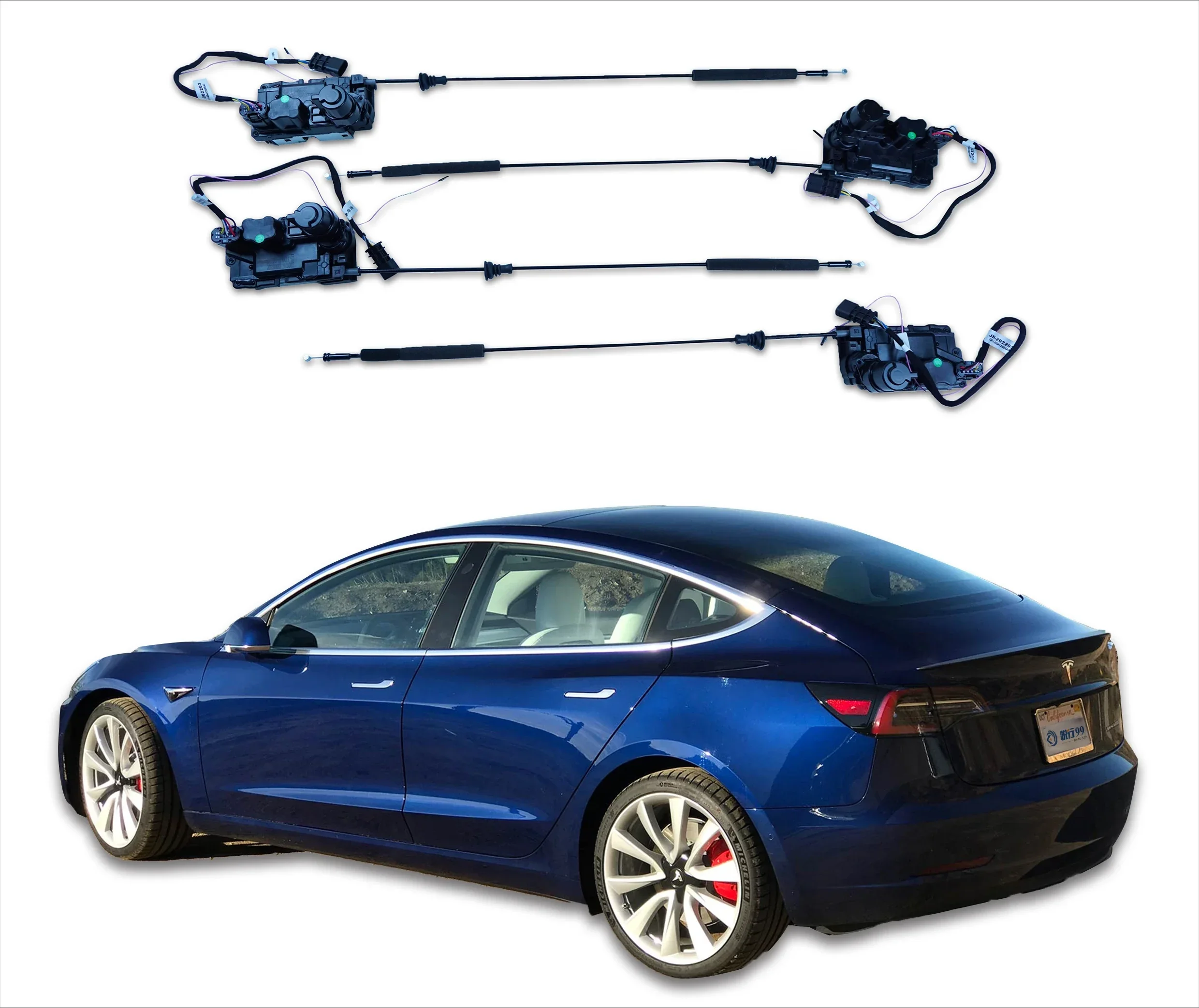 Умная электрическая всасывающая дверь для Tesla Model 3 ручка 2018 2019 в зависимости от